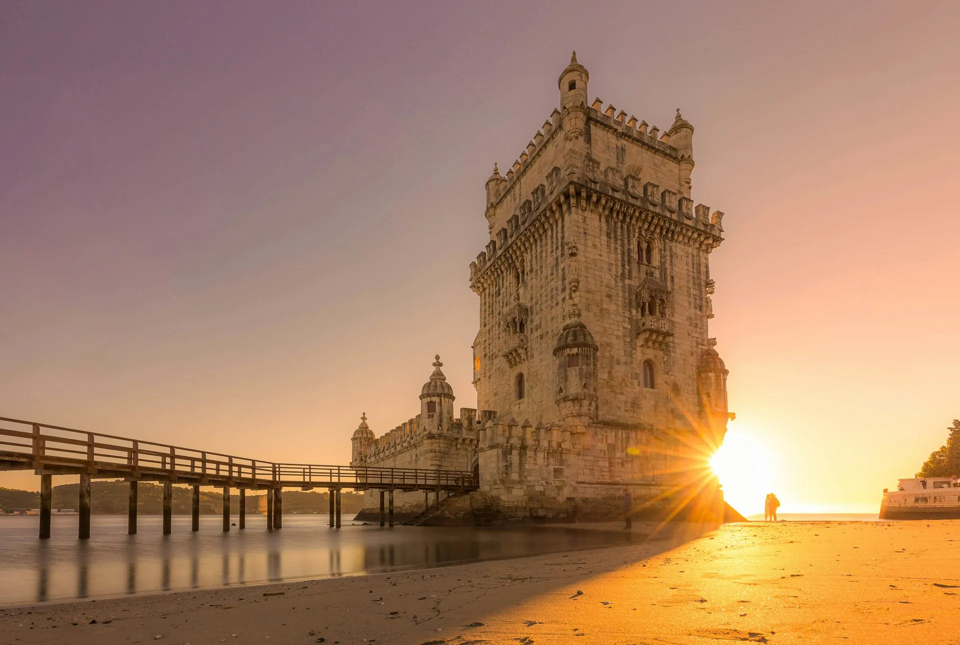 Vue de Lisbonne et du Tage, point de départ d'un événement d'entreprise au Portugal